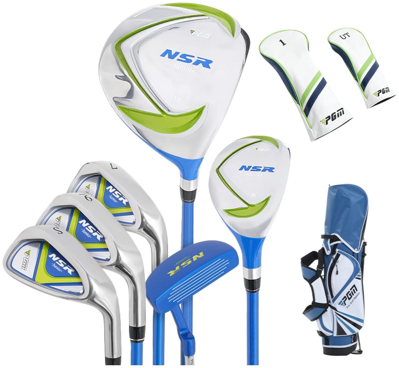 Набор клюшек для гольфа PGM, для детей, 95-115 см, сумка в комплекте