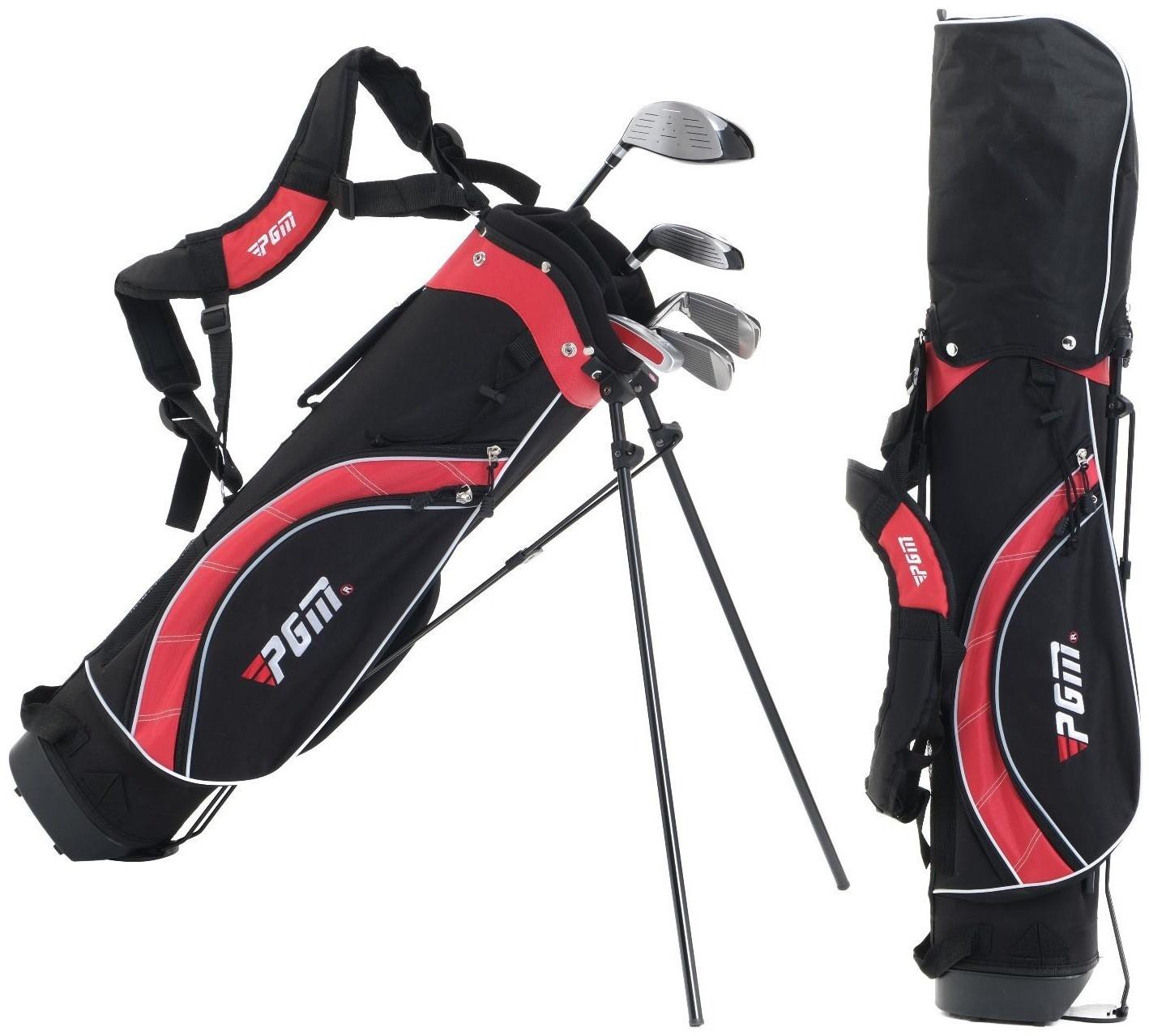 Набор клюшек для гольфа PGM, для детей, 130-150 см, сумка в комплекте