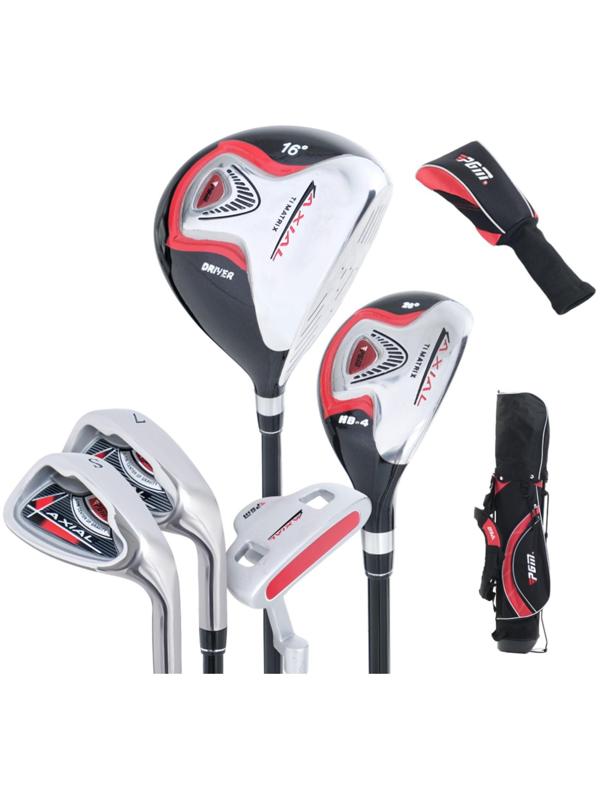 Набор клюшек для гольфа PGM, для детей, 130-150 см, сумка в комплекте