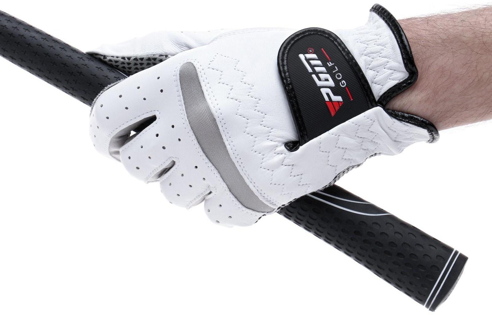 Перчатка для гольфа PGM, мужская, левая, противоскользящая, овчина, размер 23