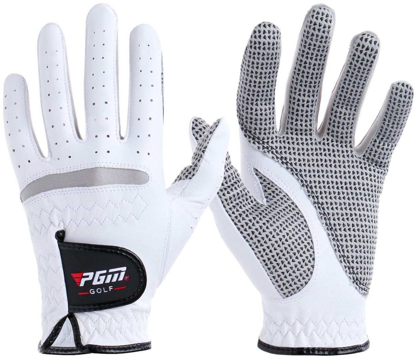 Перчатка для гольфа PGM, мужская, левая, противоскользящая, овчина, размер 24
