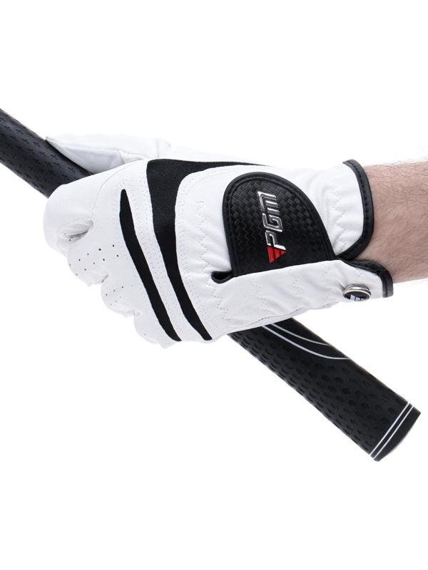 Перчатка для гольфа PGM, мужская, левая, противоскользящая, овчина, размер 27