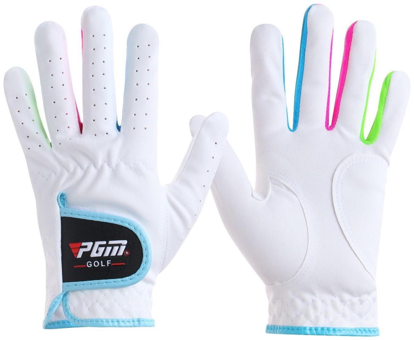 Перчатки для гольфа PGM, детские, пара, противоскользящие, размер 15