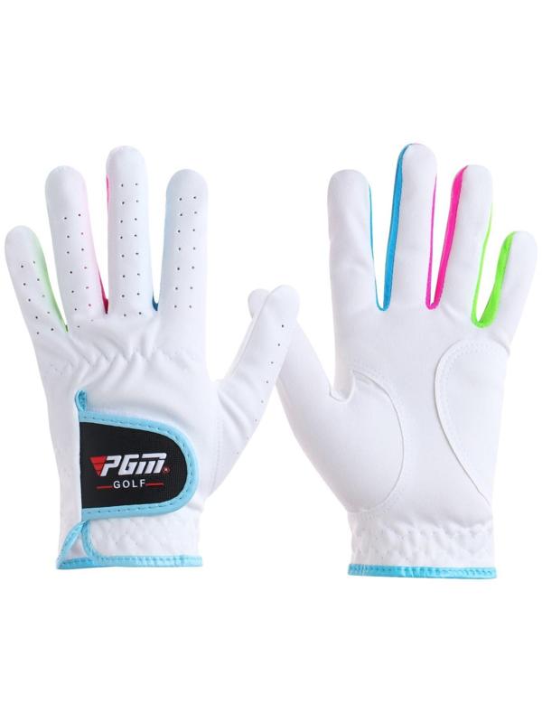 Перчатки для гольфа PGM, детские, пара, противоскользящие, размер 15