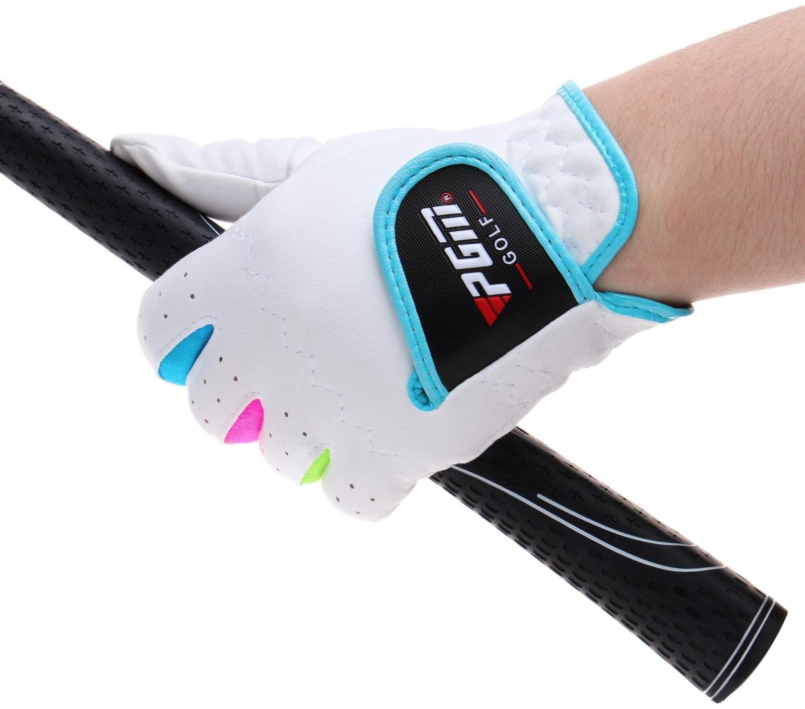 Перчатки для гольфа PGM, детские, пара, противоскользящие, размер 16