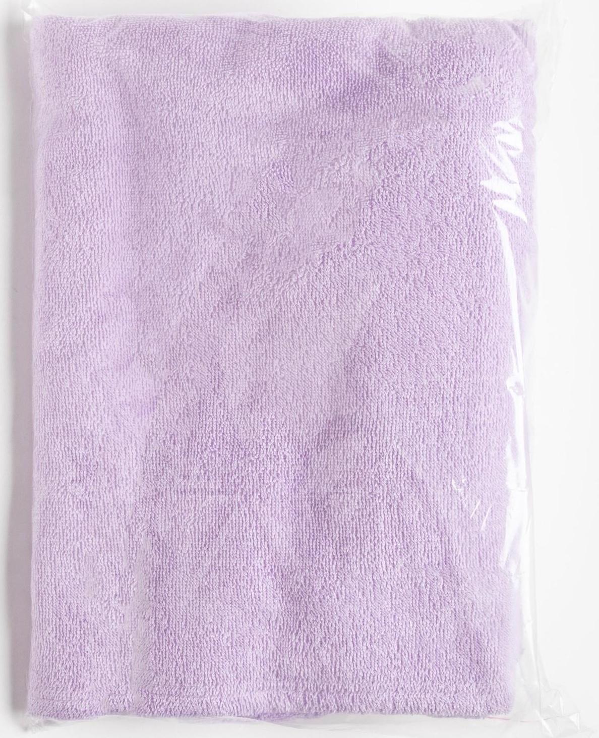 Набор для сауны Экономь и Я:полотенце-парео 68*150см + чалма, цв.лаванда,100%хл, 320 г/м2