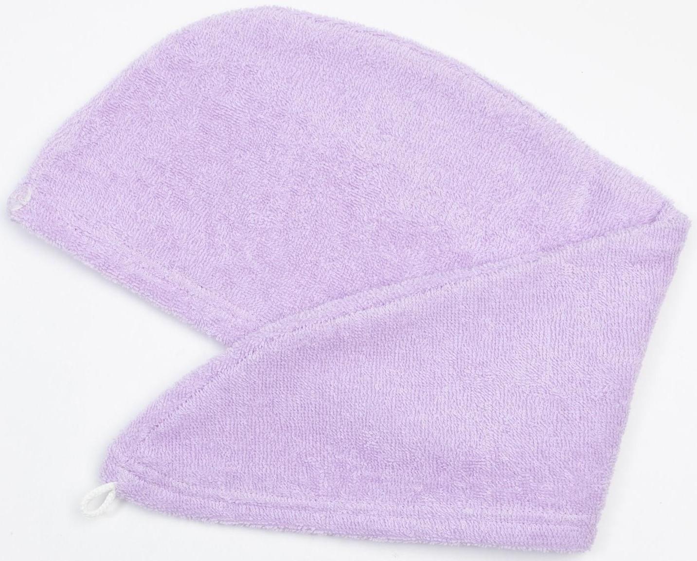 Набор для сауны Экономь и Я:полотенце-парео 68*150см + чалма, цв.лаванда,100%хл, 320 г/м2