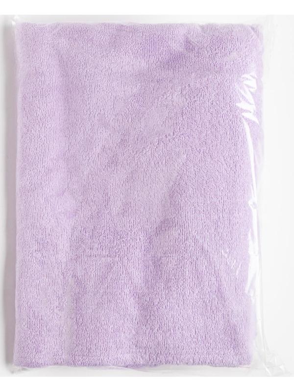 Набор для сауны Экономь и Я:полотенце-парео 68*150см + чалма, цв.лаванда,100%хл, 320 г/м2