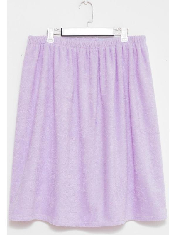 Набор для сауны Экономь и Я:полотенце-парео 68*150см + чалма, цв.лаванда,100%хл, 320 г/м2