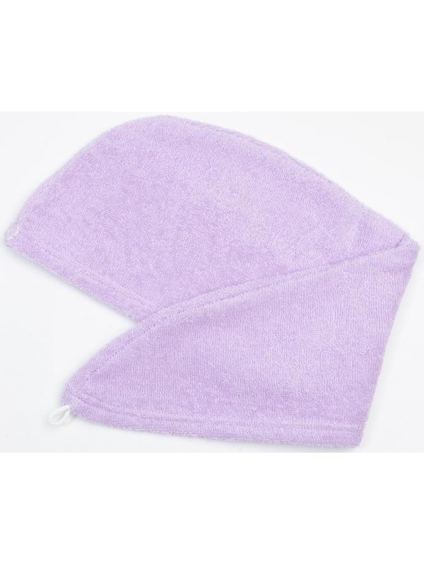 Набор для сауны Экономь и Я:полотенце-парео 68*150см + чалма, цв.лаванда,100%хл, 320 г/м2
