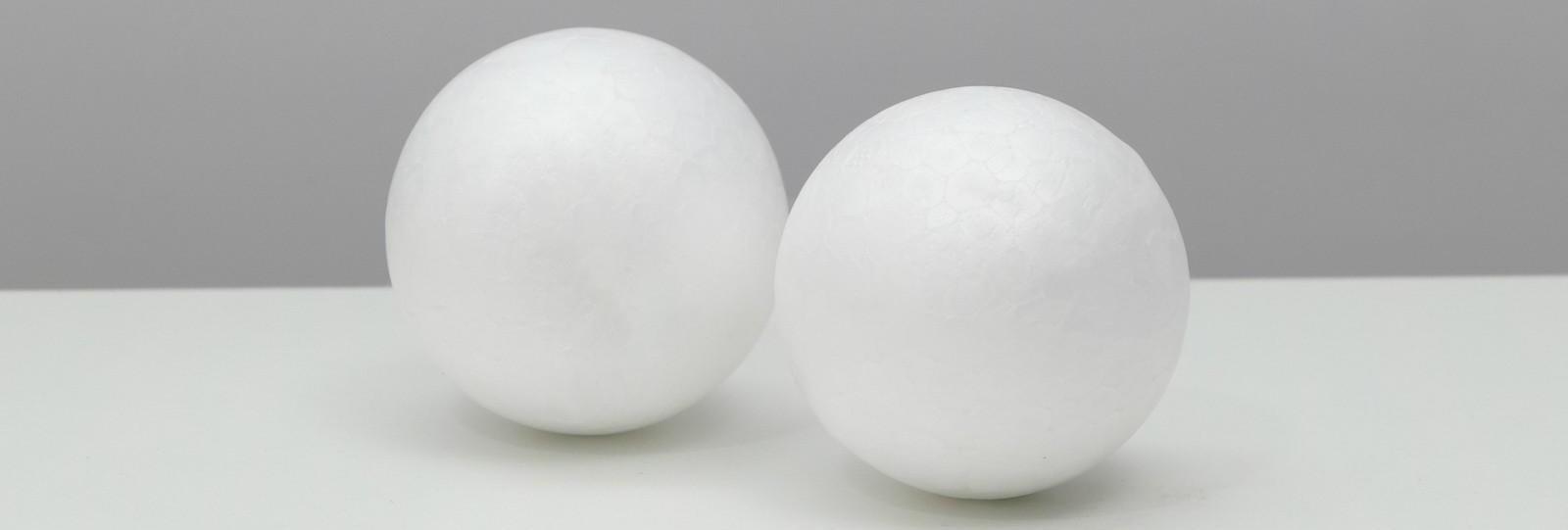Набор шаров из пенопласта, 6 см, 2 шт