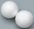 Набор шаров из пенопласта, 6 см, 2 шт