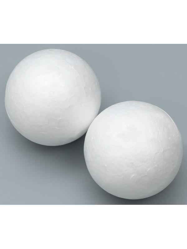Набор шаров из пенопласта, 6 см, 2 шт