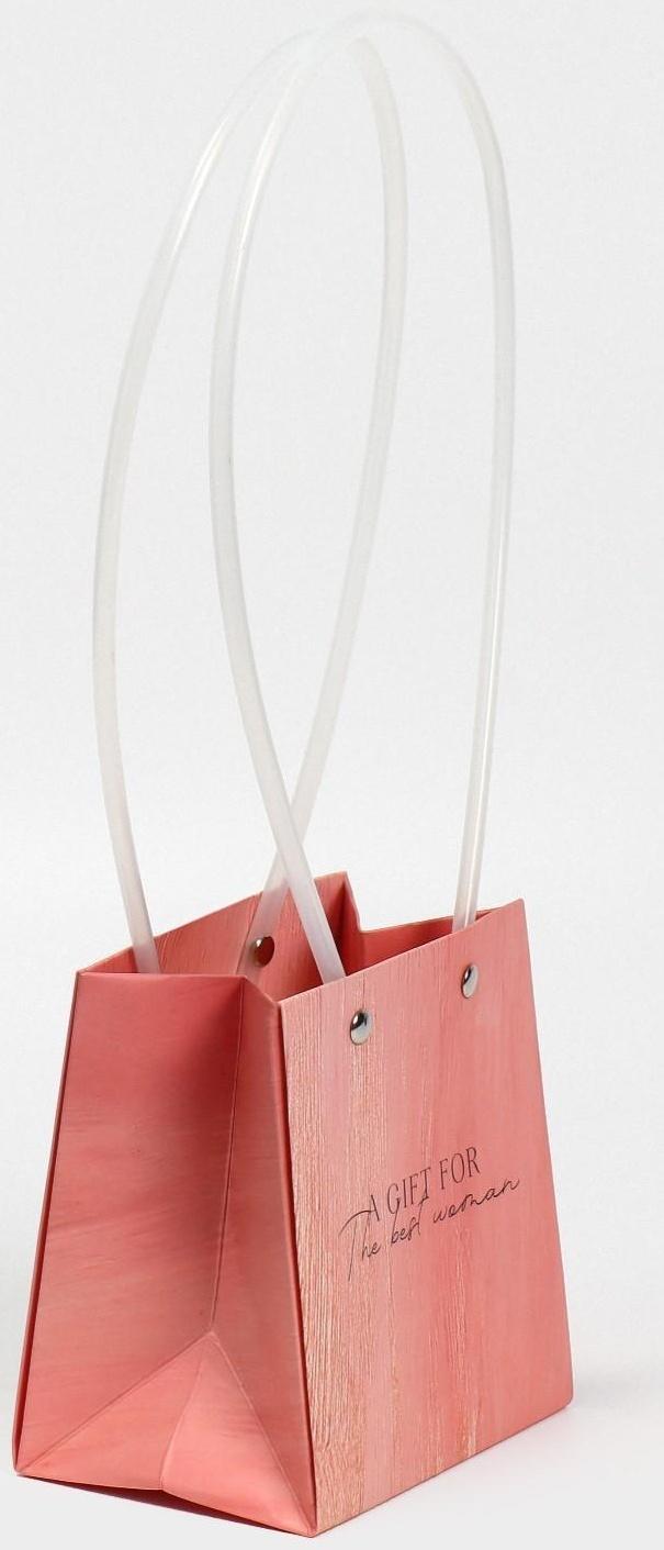 Пакет влагостойкий для цветов Gift with love, 11,5 х 12 х 8 см