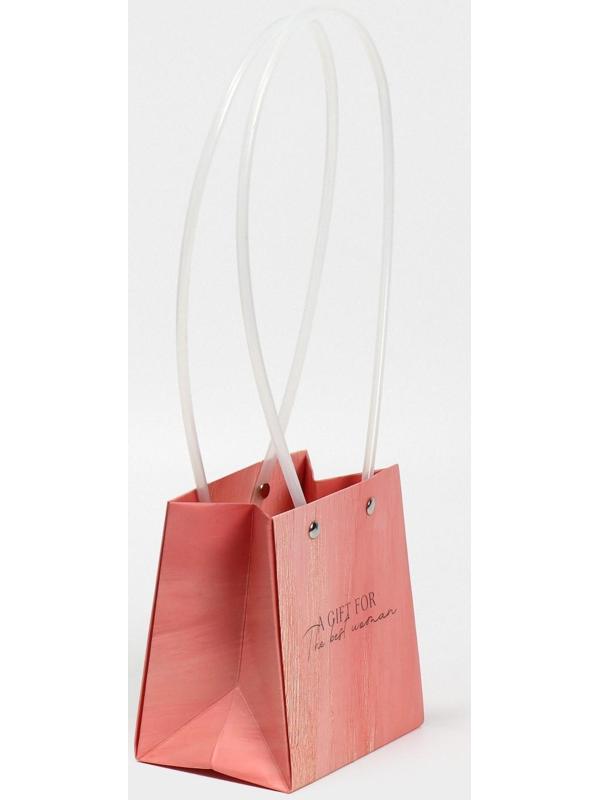 Пакет влагостойкий для цветов Gift with love, 11,5 х 12 х 8 см