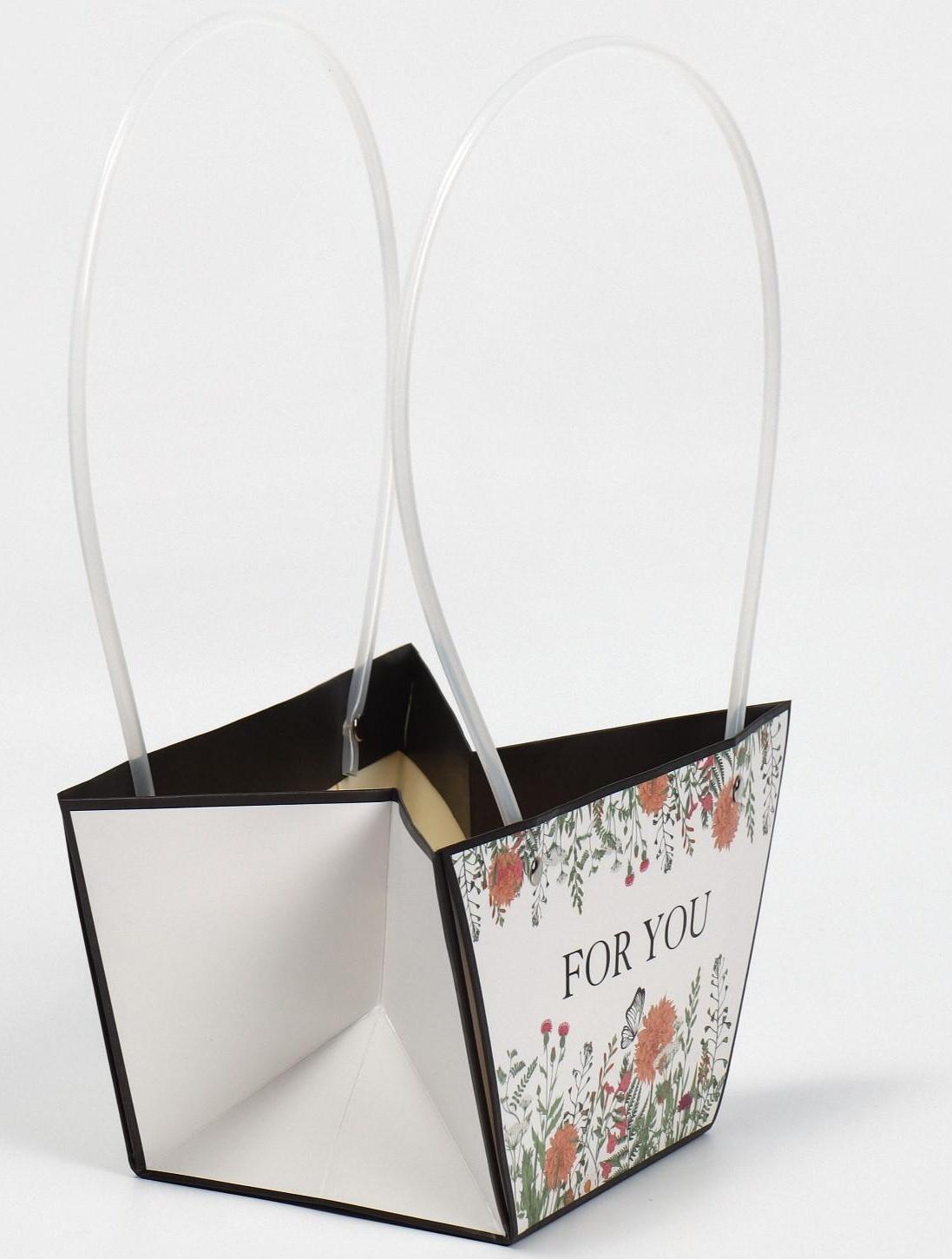 Пакет влагостойкий для цветов «Фауна», 20 х 12 х 20 см