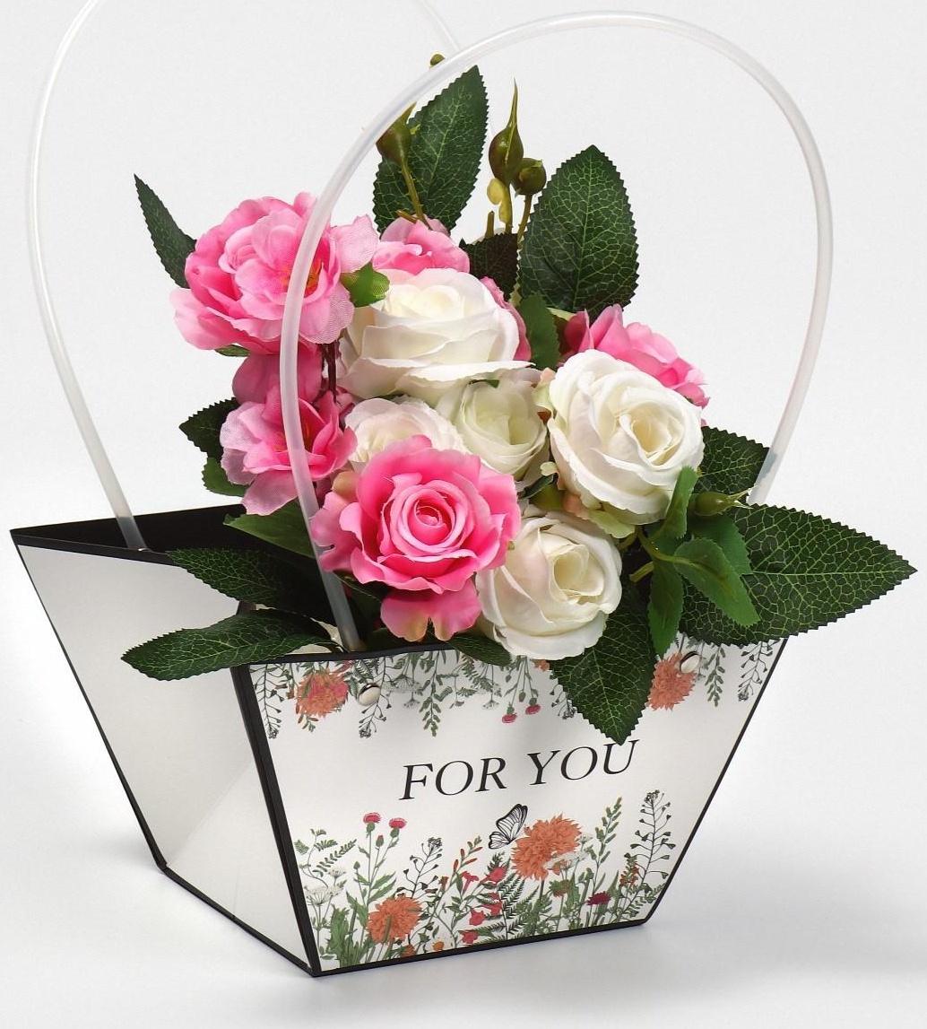 Пакет влагостойкий для цветов «Фауна», 20 х 12 х 20 см