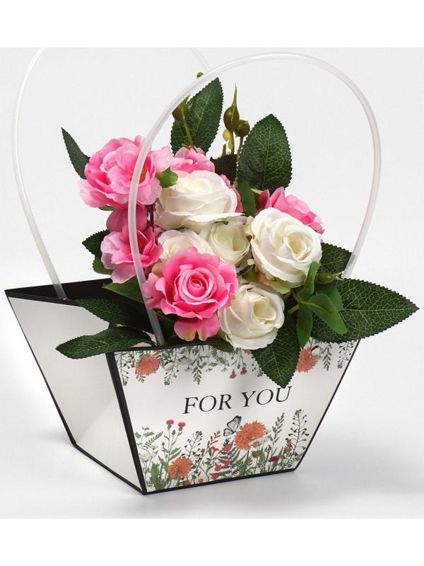 Пакет влагостойкий для цветов «Фауна», 20 х 12 х 20 см