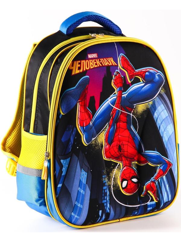 Рюкзак школьный, 39 см х 30 см х 14 см, Человек-паук