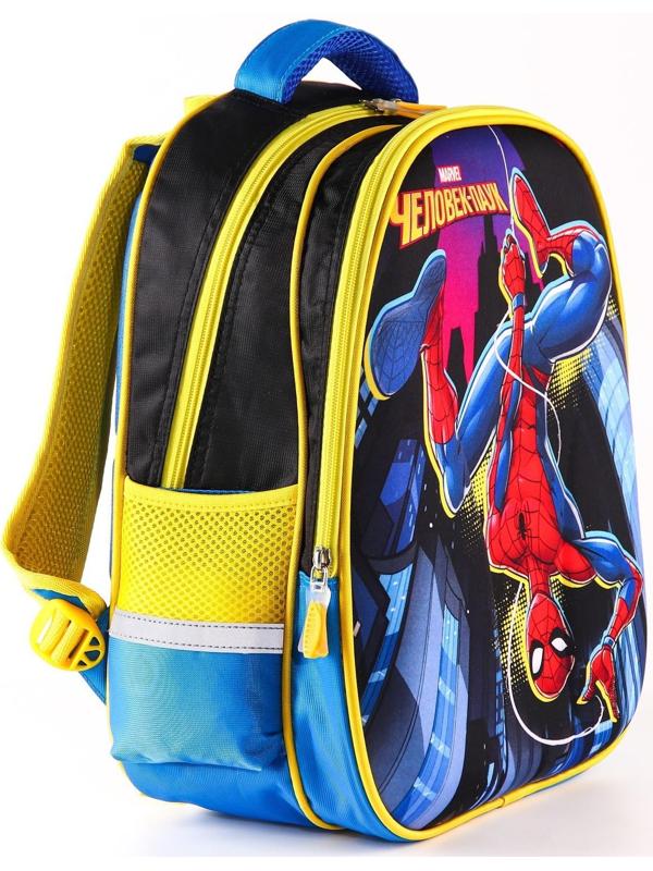 Рюкзак школьный, 39 см х 30 см х 14 см, Человек-паук