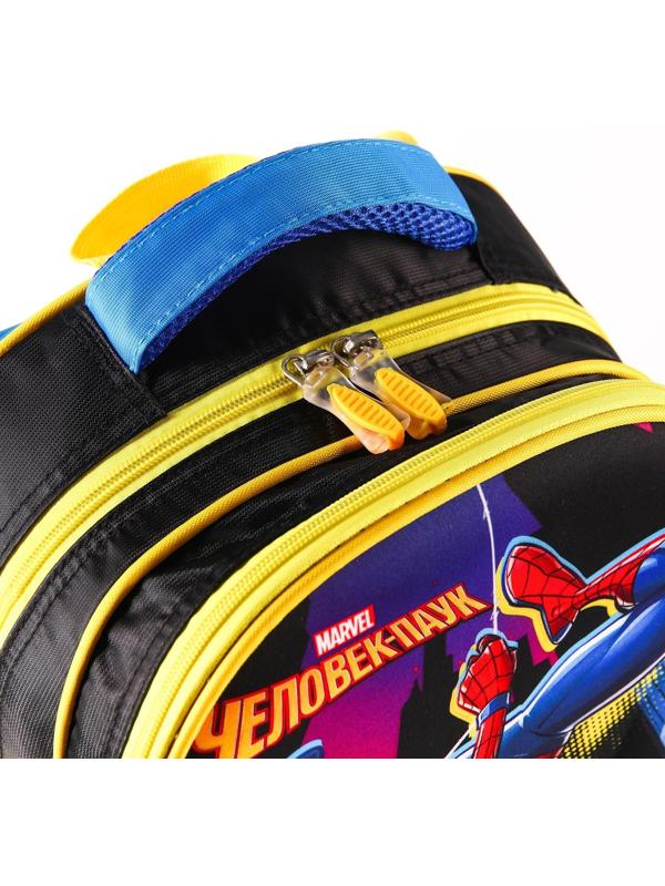 Рюкзак школьный, 39 см х 30 см х 14 см, Человек-паук