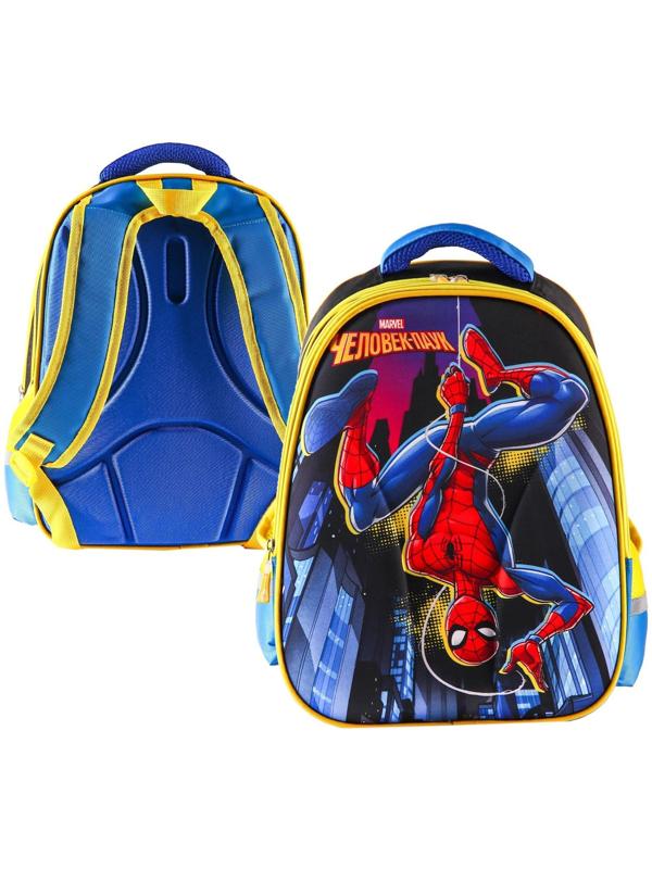 Рюкзак школьный, 39 см х 30 см х 14 см, Человек-паук