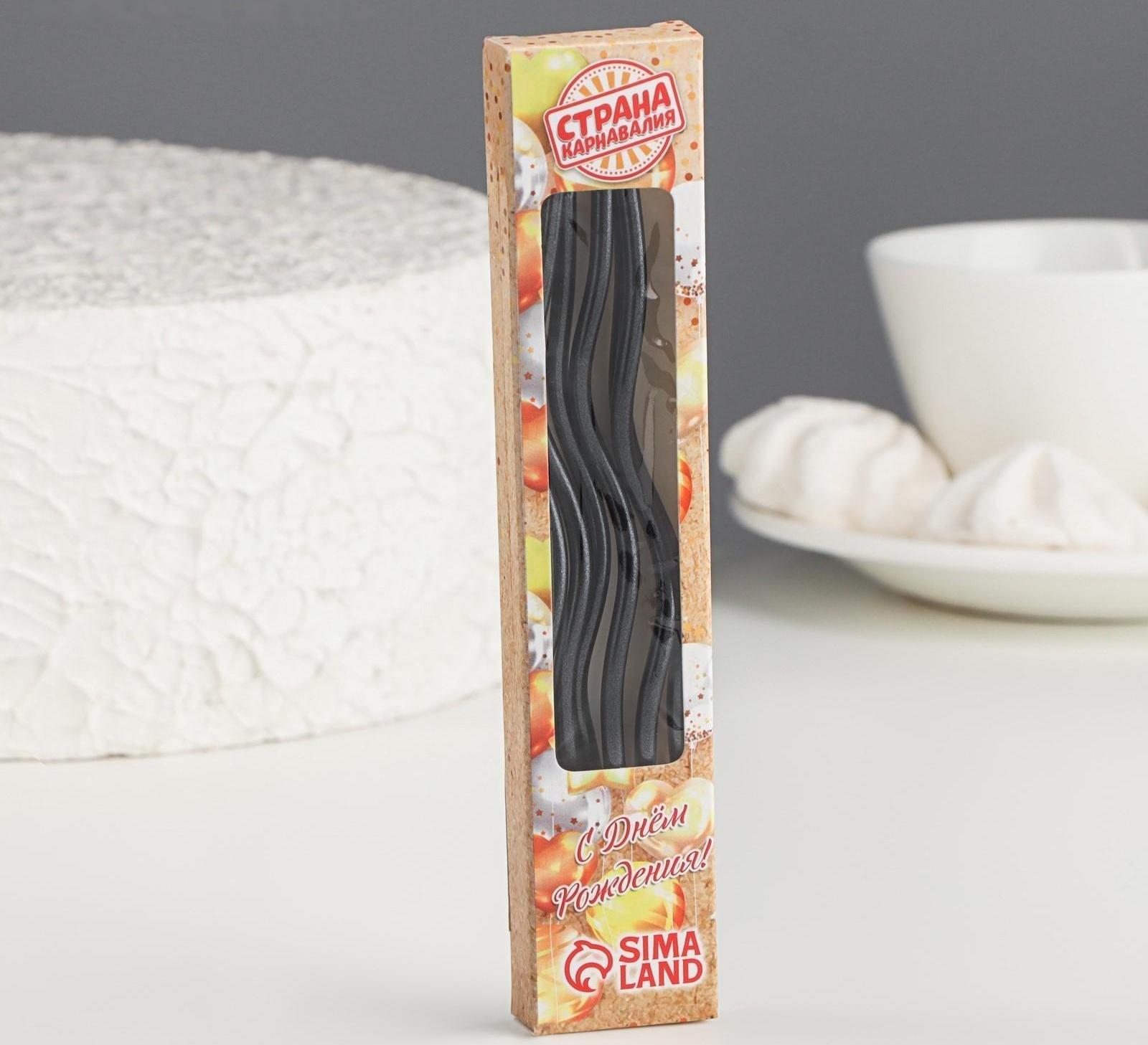 Свечи для торта витые 