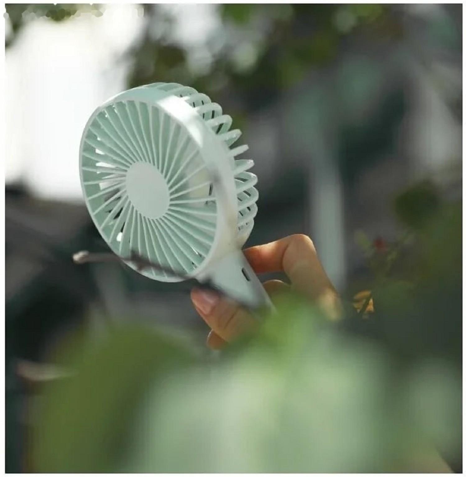 Портативный вентилятор Xiaomi Solove N9, 3 скорости, Type-C, 2000 мАч, зеленый