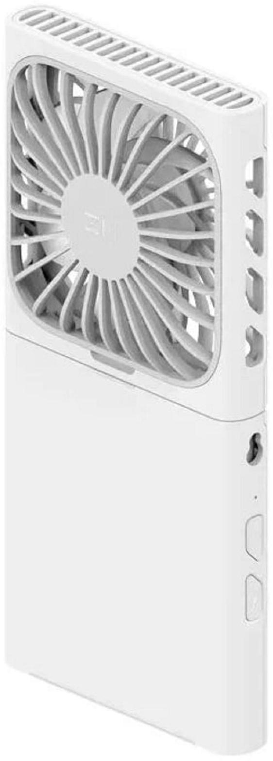 Портативный вентилятор Xiaomi ZMI AF217, ремешок, 3 скорости, до 120°, 2400 мАч, белый