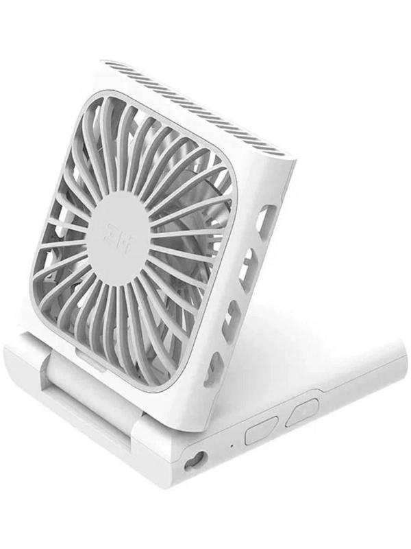 Портативный вентилятор Xiaomi ZMI AF217, ремешок, 3 скорости, до 120°, 2400 мАч, белый
