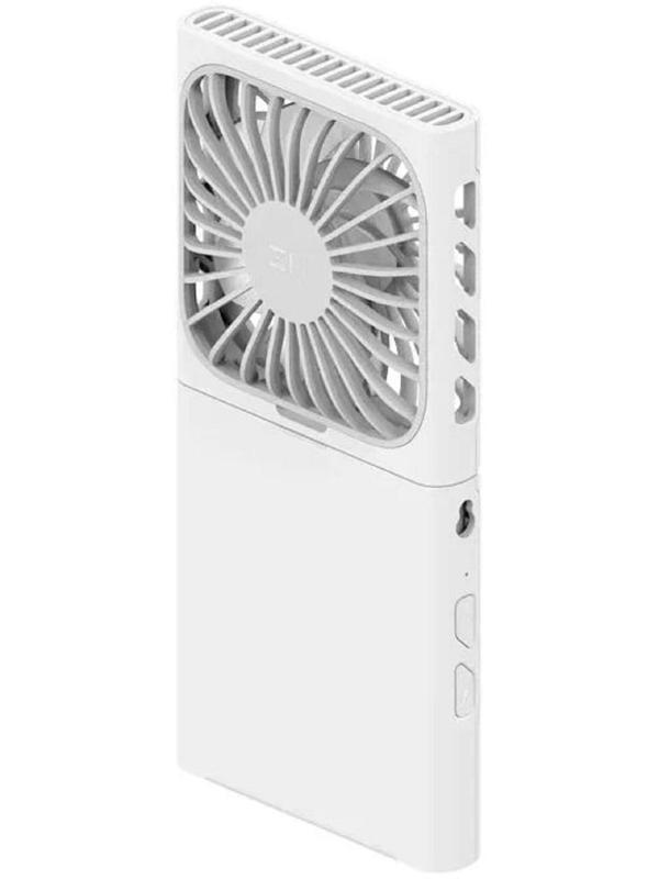 Портативный вентилятор Xiaomi ZMI AF217, ремешок, 3 скорости, до 120°, 2400 мАч, белый