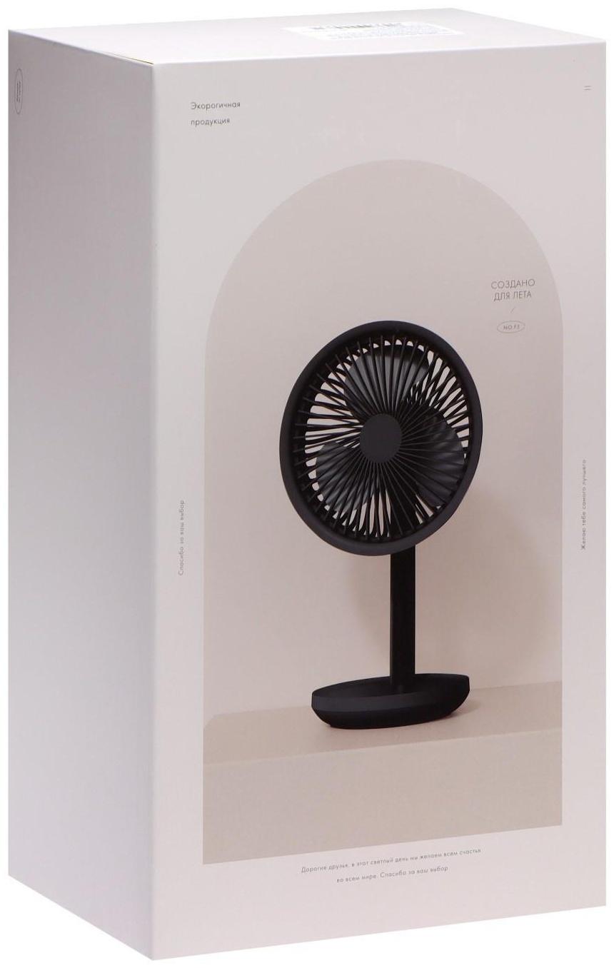 Портативный вентилятор Xiaomi Solove F5, наклонно-поворотный, 3 скорости, 4000 мАч, черный