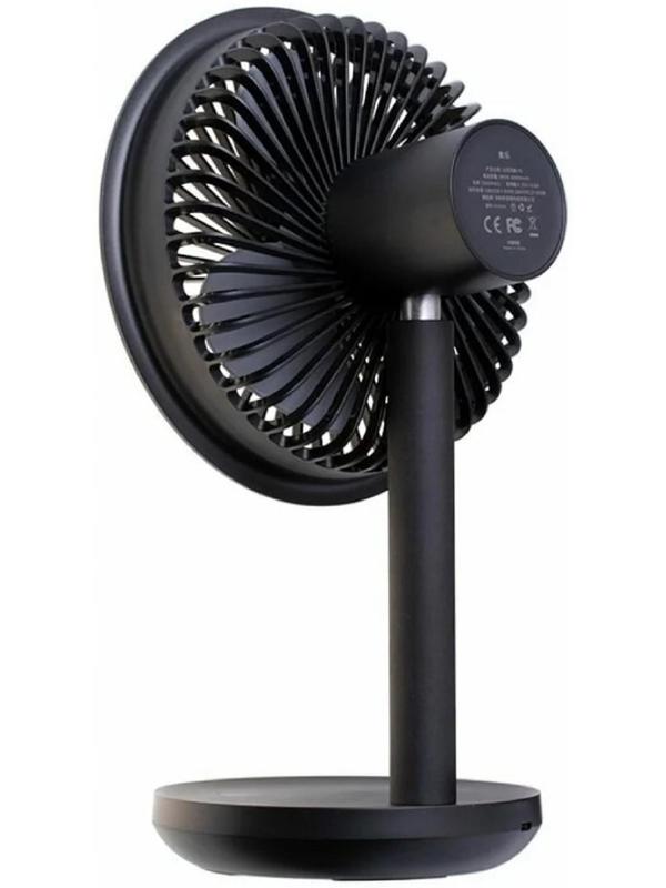 Портативный вентилятор Xiaomi Solove F5, наклонно-поворотный, 3 скорости, 4000 мАч, черный