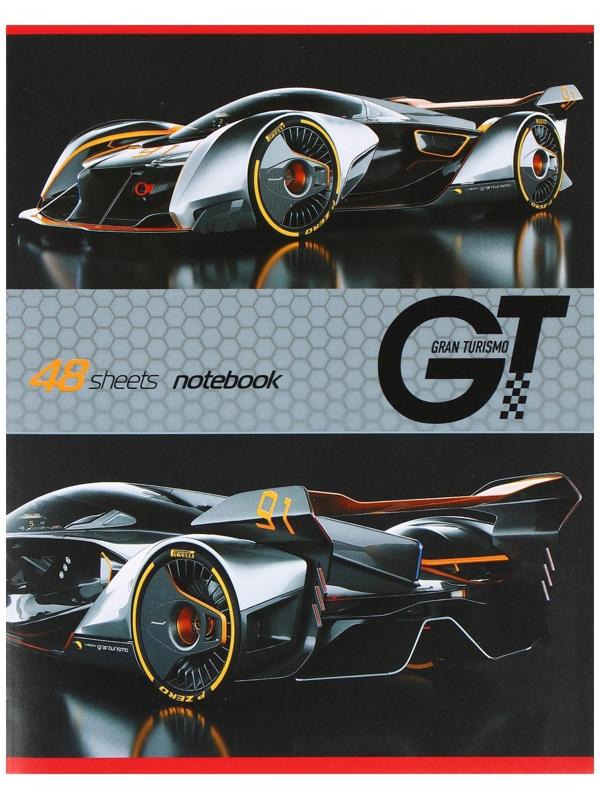 Тетрадь 48 листов, в клетку, «АВТОстиль», обложка мелованная бумага, блок типографская бумага / Микс 1 шт.