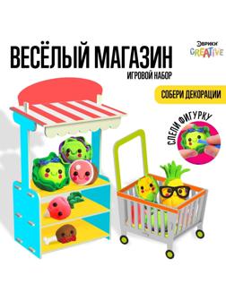 Конструктор из пенокартона с полимерной глиной «Весёлый магазин»