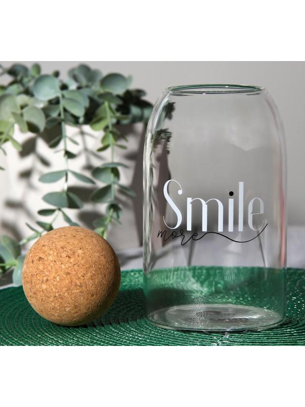 Банка для хранения Smile, 700 мл, 19×9 см