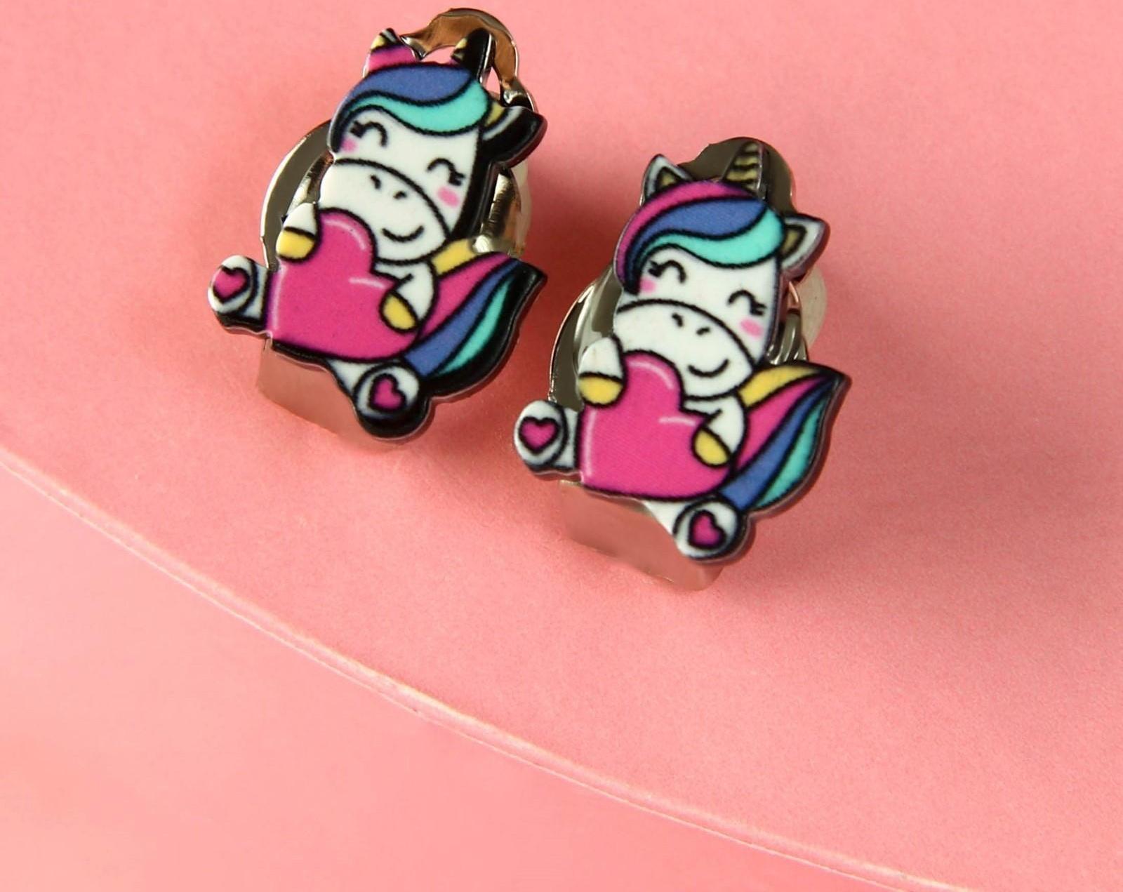 Клипсы «Твои маленькие чудеса» детские серьги