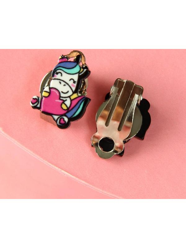 Клипсы «Твои маленькие чудеса» детские серьги