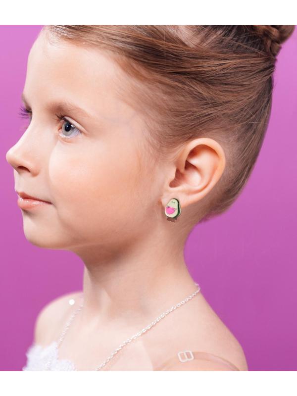 Клипсы «О, мой авокадо» детские серьги