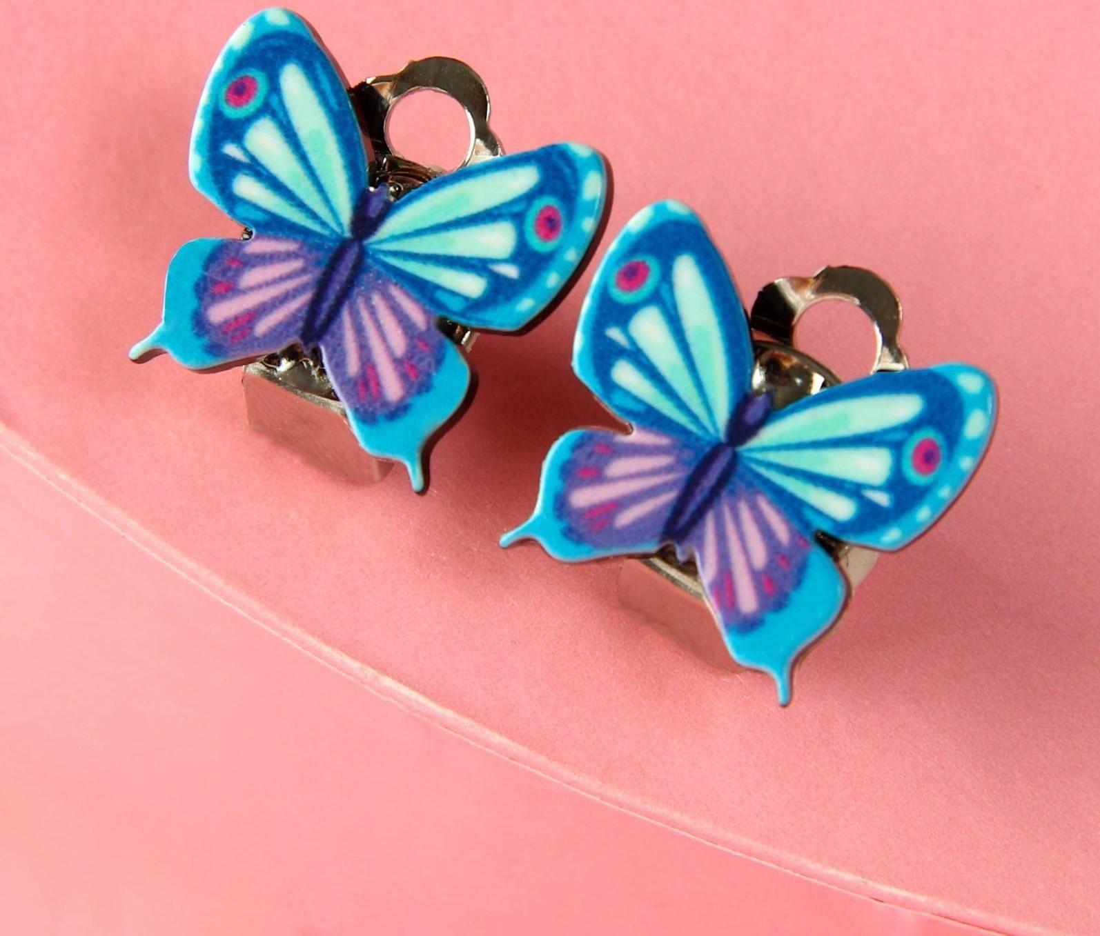 Клипсы «Мечтай» детские серьги