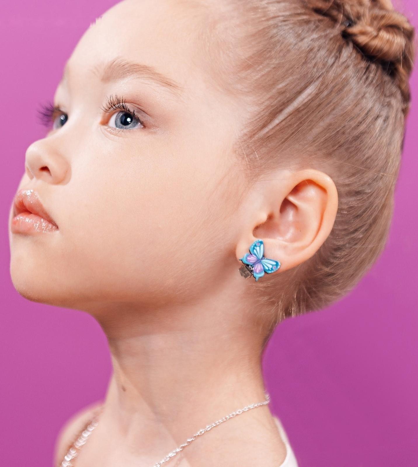 Клипсы «Мечтай» детские серьги