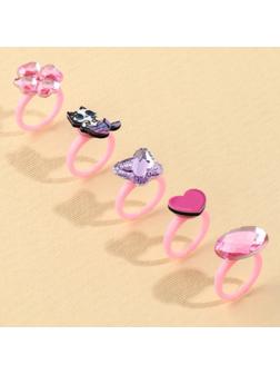 Детские кольца в наборе «Будь собой», 5 шт, безразмерные