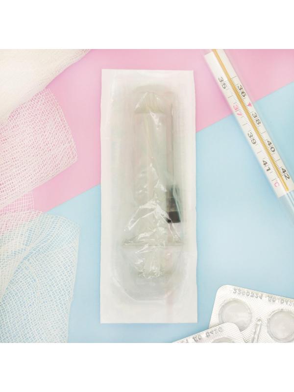 Шприц медицинский двухкомпонентный 5 мл, 23G, 0,7 х 40 мм, МПК Елец, Россия