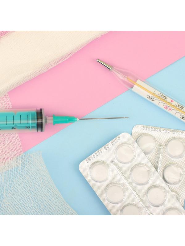 Шприц медицинский трехкомпонентный 10 мл, 21G (0.8 x 40 мм), МПК Елец, Россия