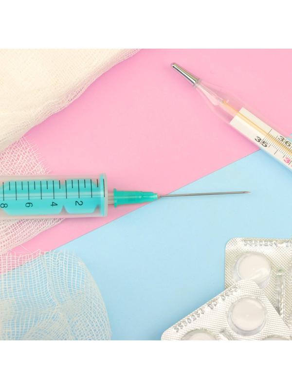 Шприц медицинский двухкомпонентный 10 мл, 21G, 0.8 x 40 мм, МПК Елец, Россия