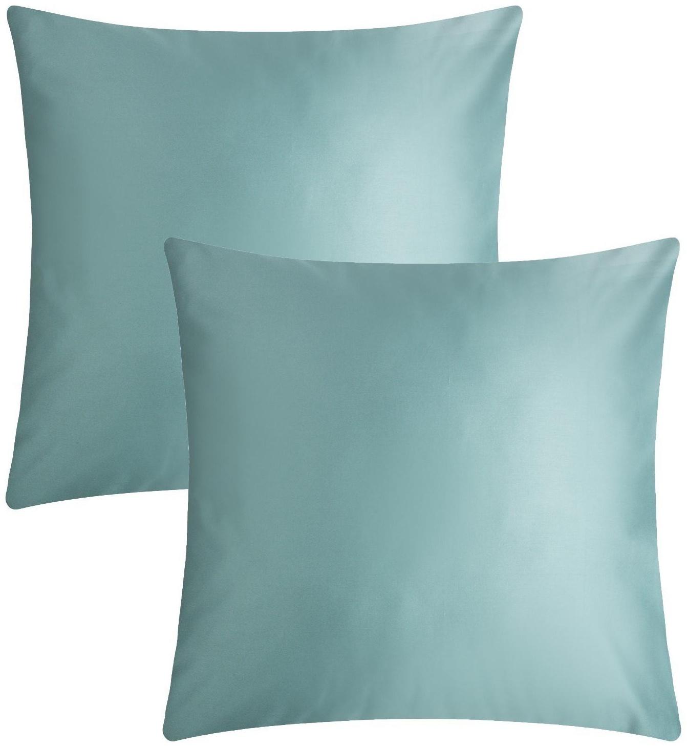 Комплект наволочек Этель 70х70 см - 2 шт, зелёный, 100% хлопок, мако-сатин