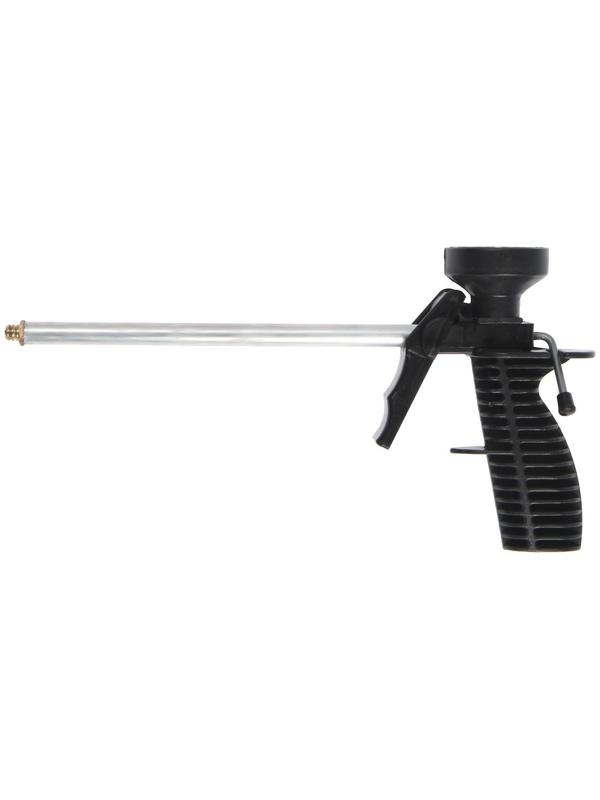 Пистолет для монтажной пены ЛОМ, пластиковый корпус, алюминиевая трубка