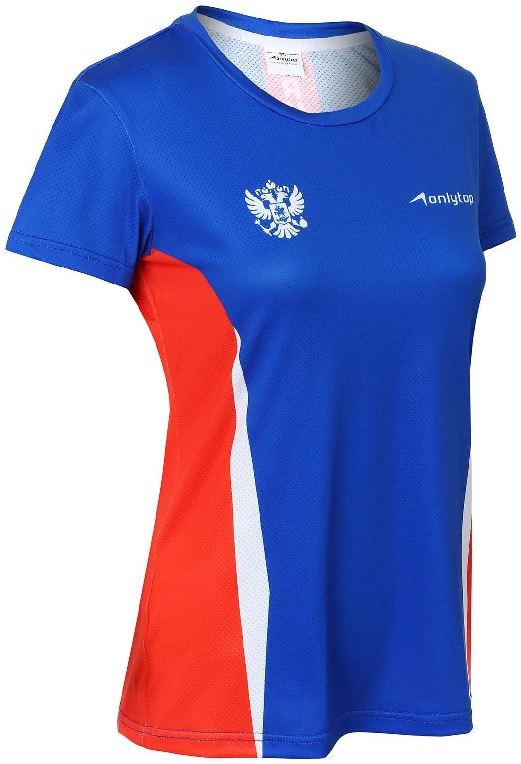 Футболка спортивная ONLYTOP woman, размер 42