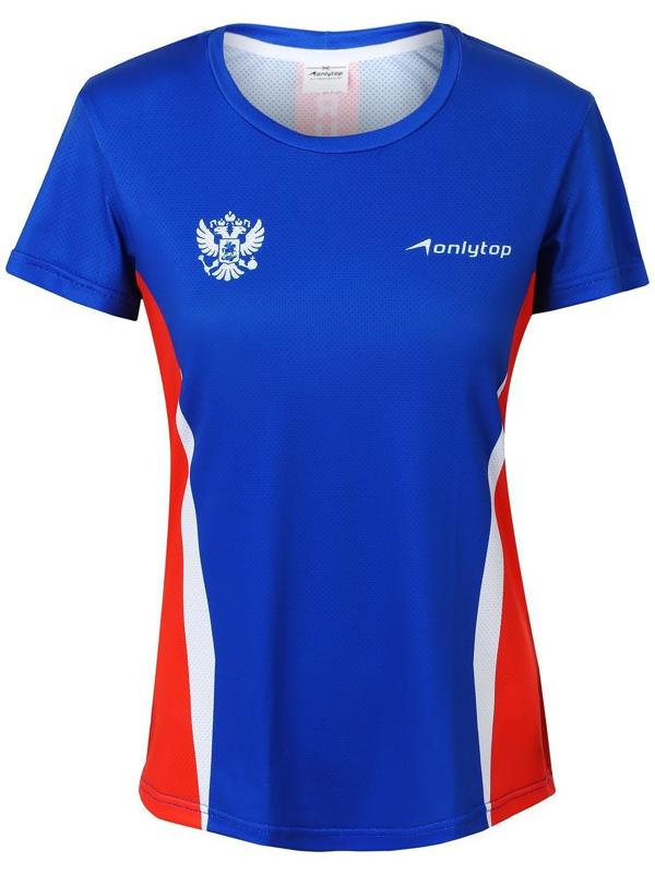 Футболка спортивная ONLYTOP woman, размер 42