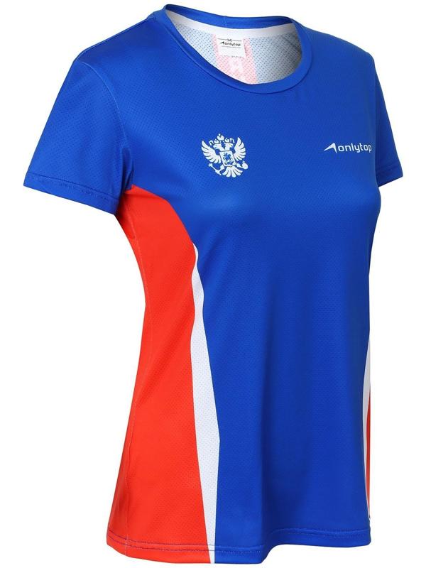 Футболка спортивная ONLYTOP woman, размер 42